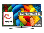 LG TV | 86NANO81A3A | 86 | Smart TV | webOS 25 | 4K UHD