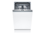 Bosch Dishwasher | SPT4EMX17E | Built-in | Width 45 cm | Number of place settings 10 | Number of programs 6 | Energy efficiency class B | Display | White