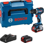 Akumuliatorinis suktuvas-gręžtuvas Bosch GSR 18V-90 C, 18 V, su akumuliatoriais ir krovikliu