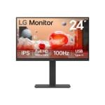 LG | 24BA650-B | 24 in | IPS | Full HD (1080p) 1920 x 1080 at 100 Hz | 250 cd/m² | USB-C 65W | Height, pivot (rotation), swivel, tilt | Speaker(s)