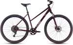 Miesto dviratis Cube Nature ONE Trapeze 2025 28", violetinis
