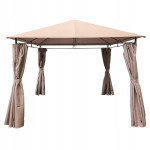 Sodo pavėsinė Yukon, 300x300x270cm, smėlio spalvos