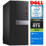DELL 5050 MT i7-7700 32GB 1TB SSD M.2 NVME RTX3050 6GB WIN10Pro
