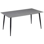 Valgomojo stalas Stones, pilkas/juodas