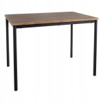 Stalas Signal Meble City, rudas/juodas