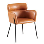 Kėdė Hando, vintažinės rudos/juodos spalvos