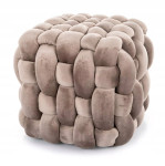 Pufas Signal Meble Faris Velvet, smėlio