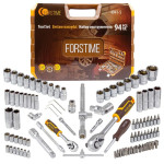 Įrankių rinkinys veržliarakčiai lizdai antgaliai įrankių dėklas 94el FT-4941-5 (52554)