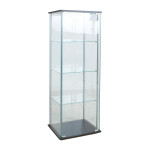 Vitrina Home4You Aiko, 60x36x163 cm, balta