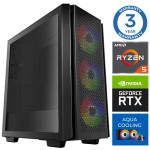 INTOP AQUA Ryzen 5 7600X 16GB DDR5 500SSD M.2 NVME+2TB RTX5060Ti 16GB no-OS