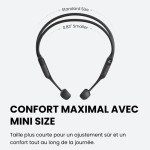 Ausinės Shokz OPENRUN MINI USBC JUODOS