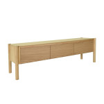 TV staliukas Home4you Gardenia, 183x43x50.5 cm, rudas