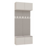 Prieškambario spinta Top E Shop Haga II 2W, balta