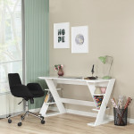 Spintelis iš drobės, Lungo, 140x73x60 cm, Balta