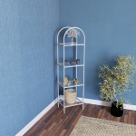 Knygų lentyna, Mona 40, 40x145x30 cm, Balta