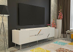 TV staliukas Asir, 150x48.2x29.6 cm, baltas
