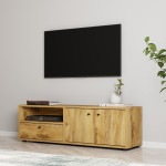 Dalelių plokštė, Pao - ąžuolas, 136x42x35 cm, melaminė danga