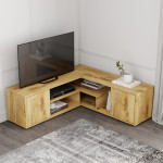 TV staliukas Asir Rosa, 120x35x40 cm, rudas