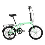 Sulankstomas dviratis Bisan 20", žalias