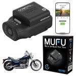 Fotoaparatas vaizdo registratorius motociklui mufu v11s pro full hd 30fps baterija16h