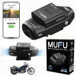 Mufu v12s pro motociklo vaizdo įrašymo kamera dvi kameros 1080p 30fps