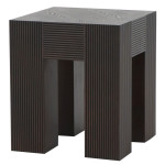 Kavos staliukas Cedar, juodas