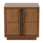 Naktinis staliukas Waves, rudas