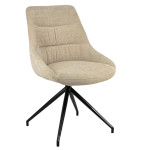 Kėdė Birge, smėlio/juodos spalvos