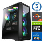 INTOP AQUA Ryzen 7 8700F 16GB DDR5 2TB SSD M.2 NVME RTX5060Ti 8GB no-OS