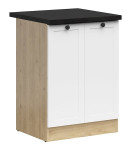 Virtuvinė spintelė Black Red White Junona Line, balta