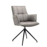 Valgomojo kėdė BRW Osaka, pilka