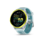 Garmin Forerunner® 570 - 47mm, Amp Yellow Aluminium with Translucent Whitestone/Turquoise Band
