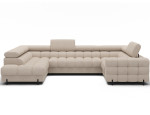 Sofa-lova Eltap Fectory, 205x346x93 cm, smėlio