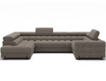 Sofa-lova Eltap Fectory, 205x346x93 cm, ruda