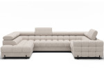 Sofa-lova Eltap Fectory, 205x346x93 cm, smėlio