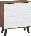 Spintelė Sven 2D, tamsiai ruda/balta