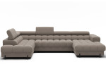 Sofa-lova Eltap Feraria, 202x358x93 cm, smėlio