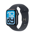 Apple Watch SE 3 GPS 40mm Midnight Aluminium Case with Midnight Sport Band - S/M - MEH94ET/A