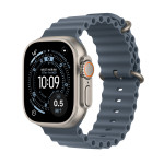 Apple Watch Ultra 3 GPS + Cellular 49mm Natural Titanium Case with Anchor Blue Ocean Band - MEWH4ET/A