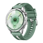 HUAWEI Watch GT6 46mm Steel Stainless Steel Case with Green Woven Strap