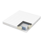 Čiužinys Home4You Kuka Duo 11 Zone, 140x200x19 cm, baltas