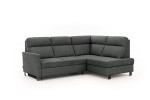 Minkštas kampas dešinė pusė Bogart Gespano BL-A+2SF+OT2P+N-A, grafitas/pilkas
