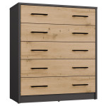 Batų spintelė Alex, pilka/ruda