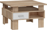 Kavos staliukas Gamma, ąžuolo/baltos spalvos