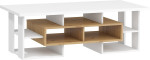 Kavos staliukas Rio N, ąžuolo/baltos spalvos