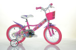 Dviratukas vaikams Bimbo Bike 16" Girl Butterfly, rožinis