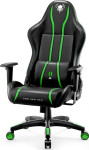 Žaidimų kėdė Diablo Chairs X-One L, juoda/žalia