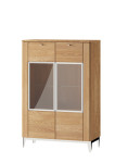 Vitrina Szynaka Meble Savona 2DS, ruda