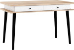 Rašomasis stalas Meblocross Dolce Dol-02, ąžuolo spalvos/juodas