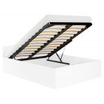 Pakeliamos lovos grotelės Nore, 100x200 cm, juodos/rudos